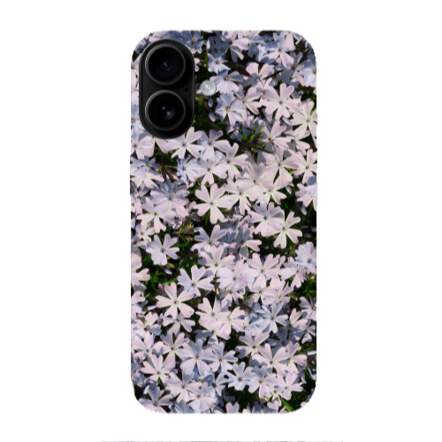Apple Iphone 16 Flowers white Transparent Silicone TPU Θήκη