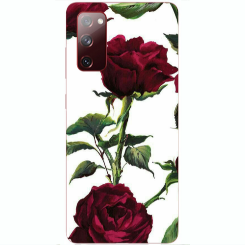 Samsung S20 FE Stemmed rose Transparent Silicone TPU Θήκη