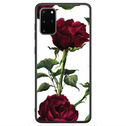 Samsung S20 FE Stemmed rose Black Glossy Θήκη