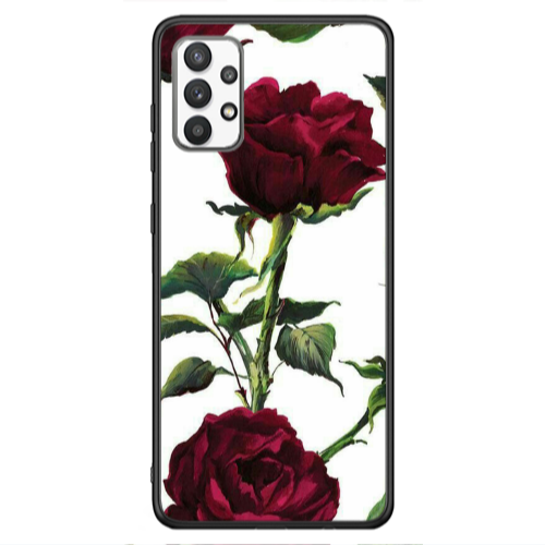 Samsung A13 4G Stemmed rose Black Glossy Θήκη