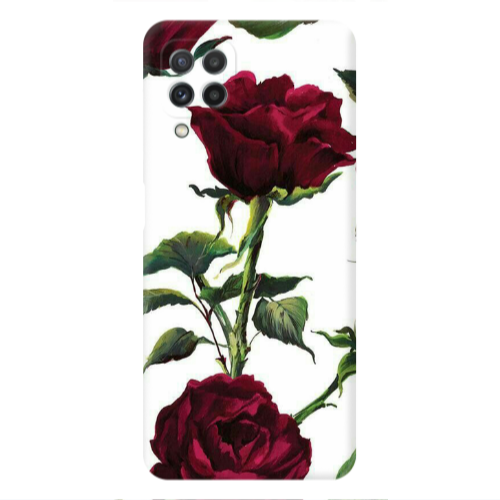 Samsung A22 4G Stemmed rose Transparent Silicone TPU Θήκη