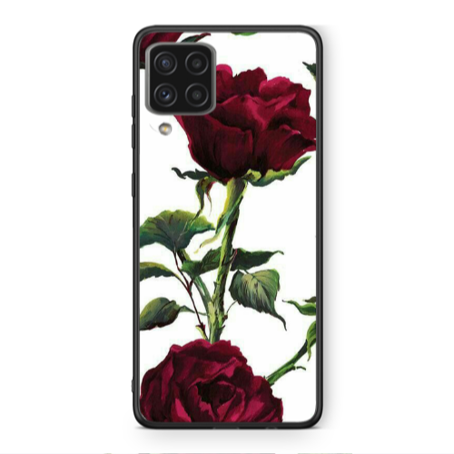 Samsung A22 4G Stemmed rose Black Glossy Θήκη
