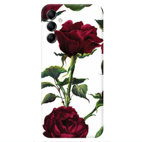 Samsung A24 Stemmed rose Transparent Silicone TPU Θήκη