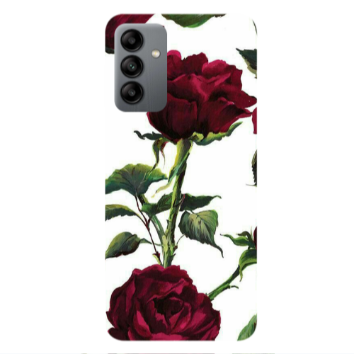 Samsung A13 5G Stemmed rose Transparent Silicone TPU Θήκη