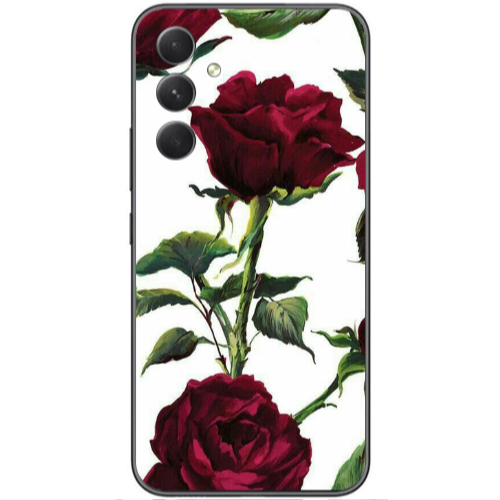 Samsung Galaxy A25 Stemmed rose Transparent Silicone TPU Θήκη