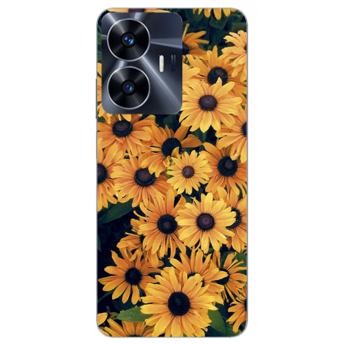 Realme Note 50 Daisy Transparent Silicone TPU Θήκη