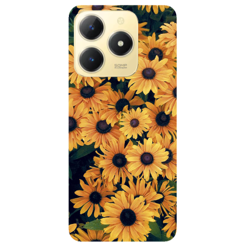 Realme C61 Daisy Transparent Silicone TPU Θήκη