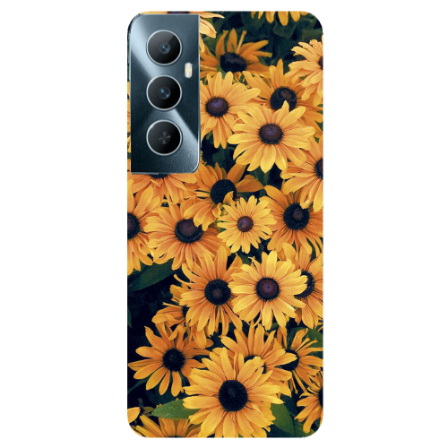 Realme C65 Daisy Transparent Silicone TPU Θήκη
