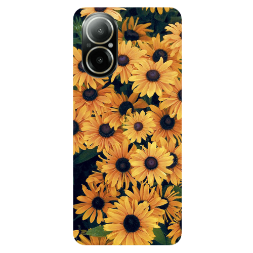 Realme C67 Daisy Transparent Silicone TPU Θήκη
