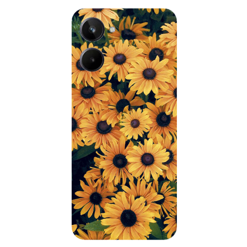 Realme 10 Daisy Transparent Silicone TPU Θήκη