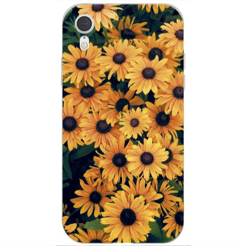 Apple iPhone Xr Daisy Transparent Silicone TPU Θήκη