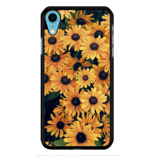 Apple iPhone Xr Daisy Black Glossy Θήκη