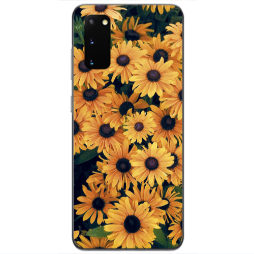 Samsung S20 Daisy Transparent Silicone TPU Θήκη