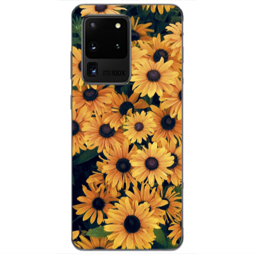 Samsung S20 Ultra Daisy Transparent Silicone TPU Θήκη