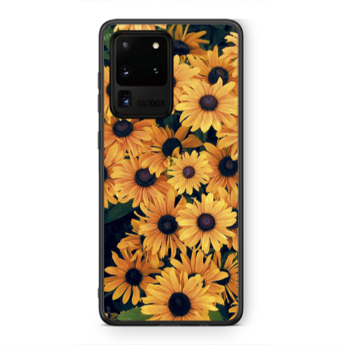 Samsung S20 Ultra Daisy Black Glossy Θήκη