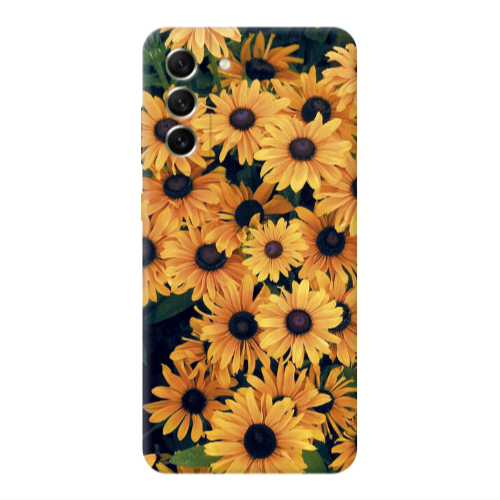 Samsung S21 Daisy Transparent Silicone TPU Θήκη