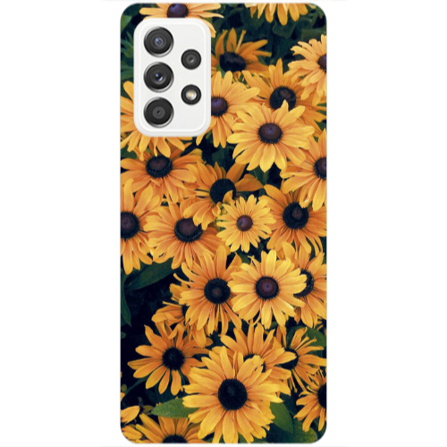 Samsung A53 Daisy Transparent Silicone TPU Θήκη