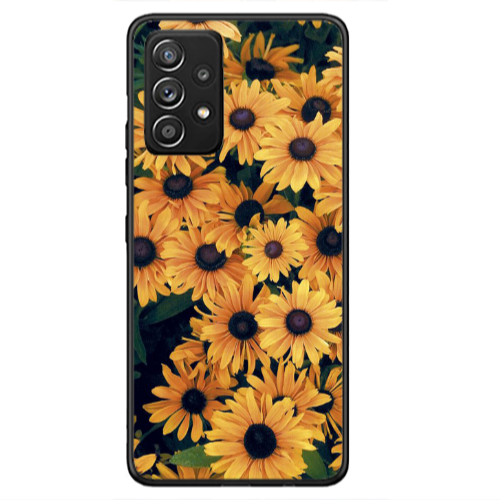 Samsung A53 Daisy Black Glossy Θήκη