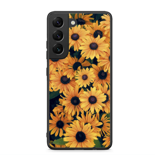 Samsung S22 Daisy Black Glossy Θήκη