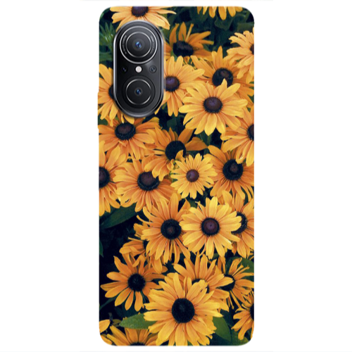 Huawei Nova 9 SE Daisy Transparent Silicone TPU Θήκη