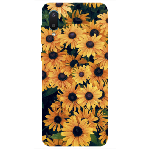 Samsung A02 Daisy Transparent Silicone TPU Θήκη