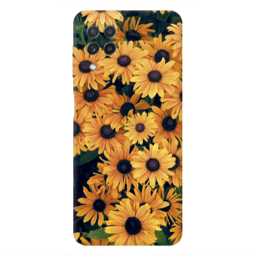 Samsung A22 4G Daisy Transparent Silicone TPU Θήκη