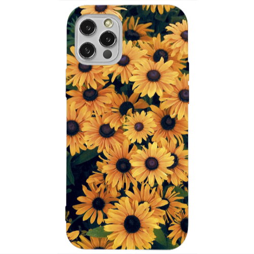 Apple iPhone 12 Pro Daisy Transparent Silicone TPU Θήκη