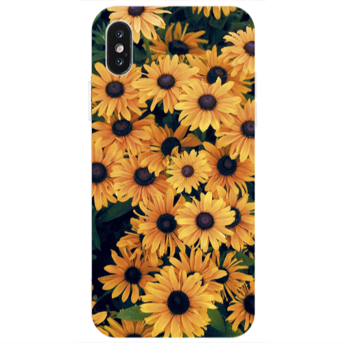Apple iPhone Xs Daisy Transparent Silicone TPU Θήκη
