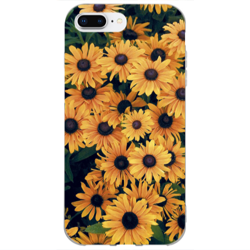 Apple iPhone 7 Plus Daisy Transparent Silicone TPU Θήκη