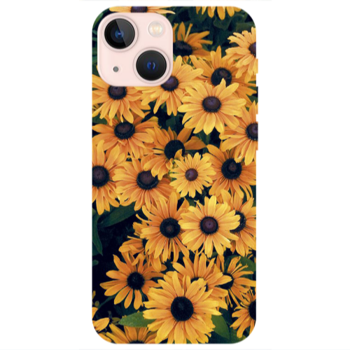Apple iPhone 13 Mini Daisy Transparent Silicone TPU Θήκη