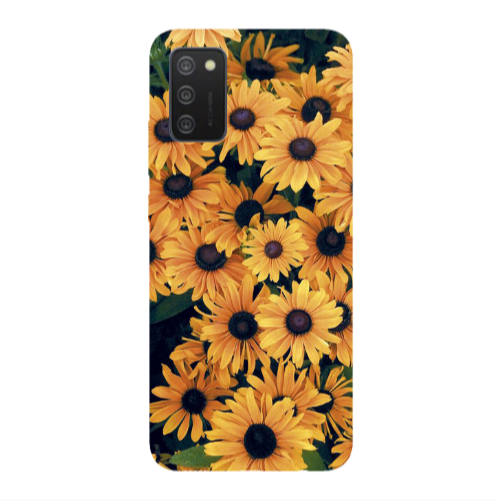 Samsung A03S Daisy Transparent Silicone TPU Θήκη