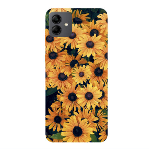 Samsung A04 Daisy Transparent Silicone TPU Θήκη