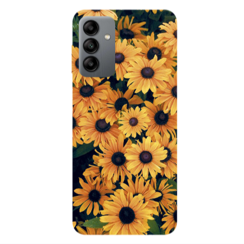 Samsung A04S Daisy Transparent Silicone TPU Θήκη