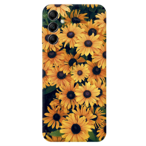 Samsung A14 5G Daisy Transparent Silicone TPU Θήκη