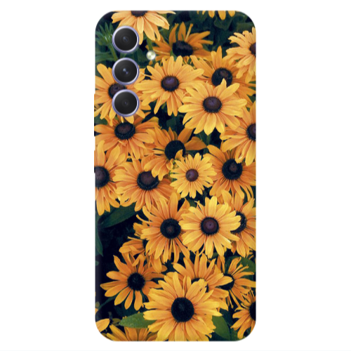 Samsung A54 Daisy Transparent Silicone TPU Θήκη