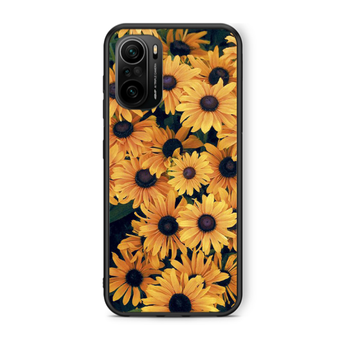 Xiaomi Poco F3 Daisy Black Glossy Θήκη