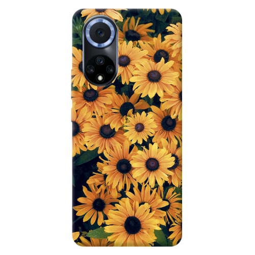 Huawei Nova 9 Daisy Transparent Silicone TPU Θήκη