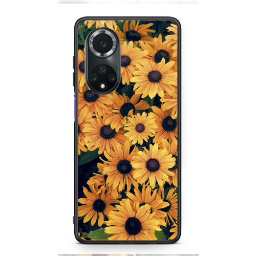 Huawei Nova 9 Daisy Black Glossy Θήκη