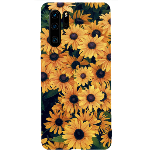 Huawei P30 Pro Daisy Transparent Silicone TPU Θήκη