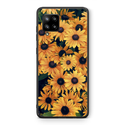 Samsung A42 5G Daisy Black Glossy Θήκη