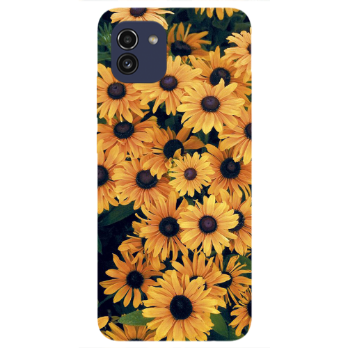 Samsung A03 Daisy Transparent Silicone TPU Θήκη