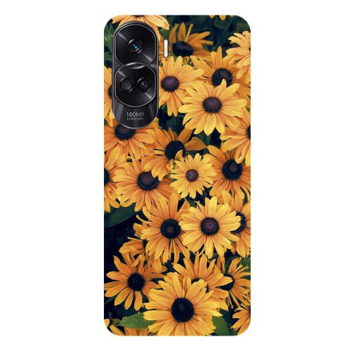 Honor 90 Lite 5G Daisy Transparent Silicone TPU Θήκη