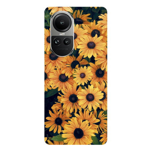 Oppo Reno10 5G Daisy Transparent Silicone TPU Θήκη