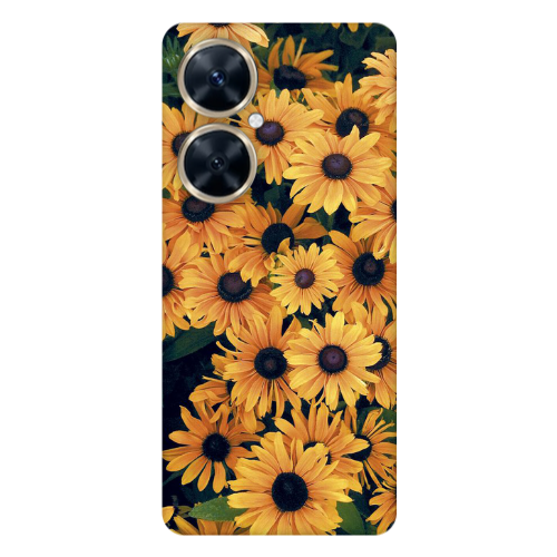 Huawei Nova 11i Daisy Transparent Silicone TPU Θήκη