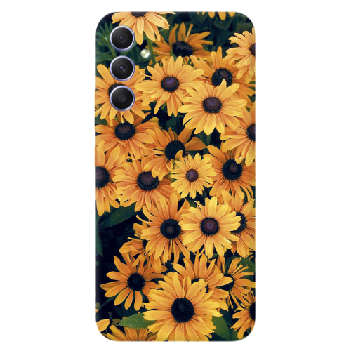 Samsung A25 Daisy Transparent Silicone TPU Θήκη