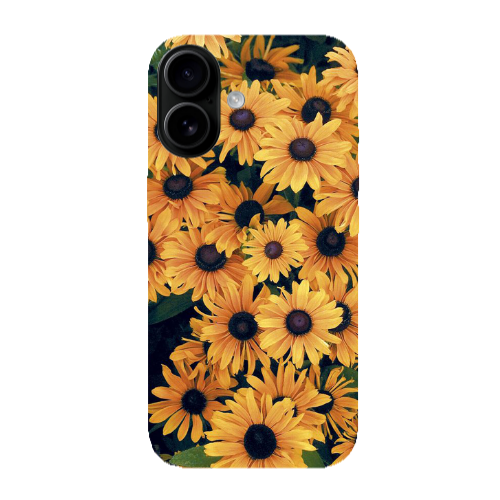 Apple Iphone 16 Daisy Transparent Silicone TPU Θήκη