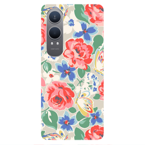 Oneplus Nord Ce 4 lite Lady roses Transparent Silicone TPU Θήκη