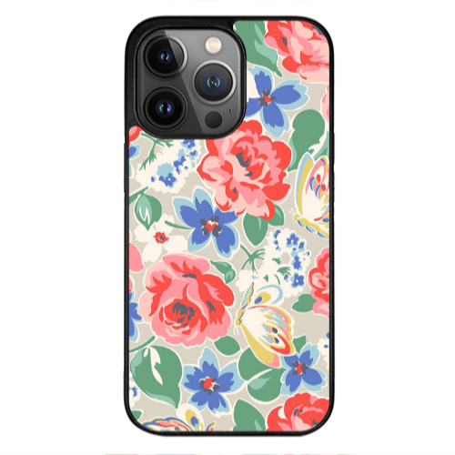 Apple iPhone 11 Pro Lady roses Black Glossy Θήκη