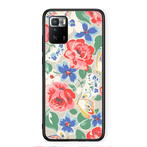 Xiaomi Poco X3 GT Lady roses Black Glossy Θήκη