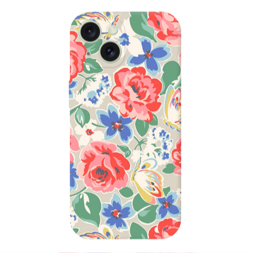 Apple iPhone 15 Lady roses Transparent Silicone TPU Θήκη